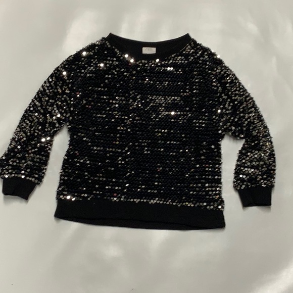 Girls mirrored sequin top, size 7 - Picture 1 of 4